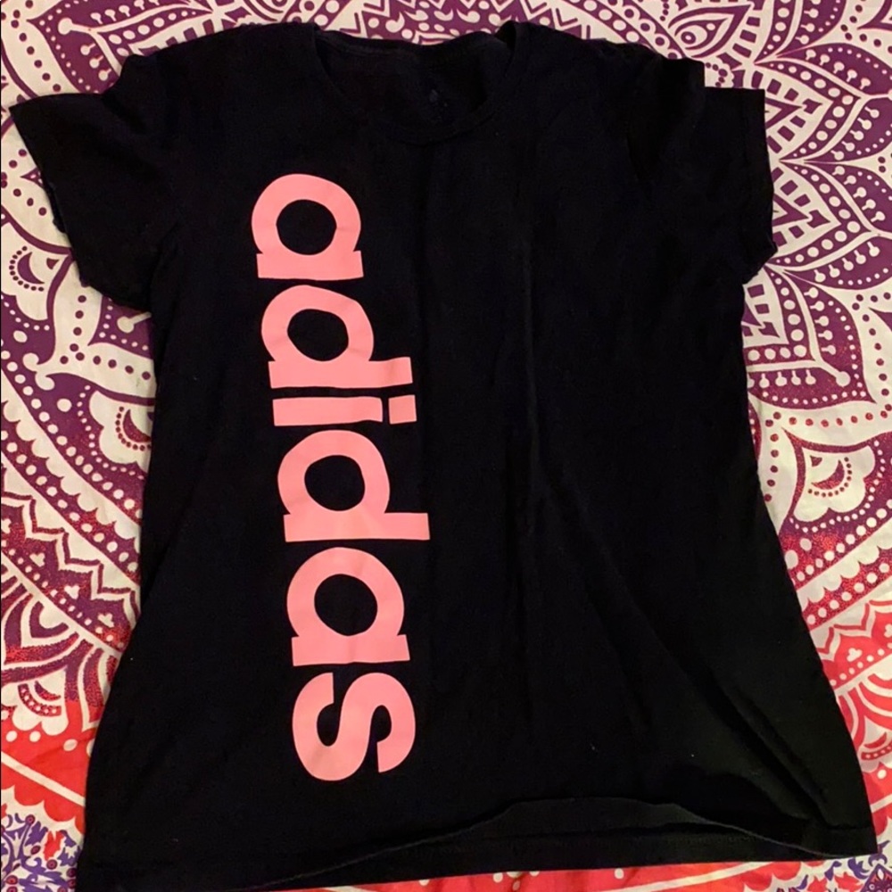 pink adidas shirt